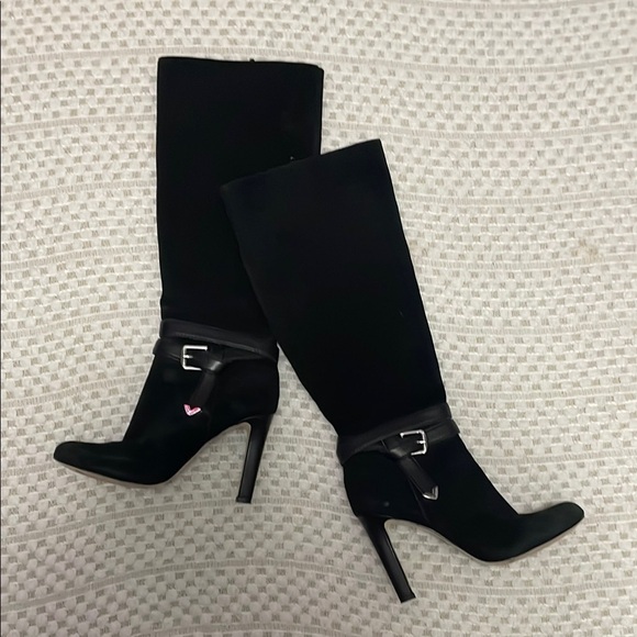 Antonio Melani Suede Heeled Boots - Picture 1 of 12